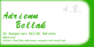 adrienn bellak business card